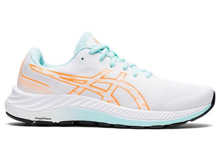 Asics GEL-EXCITE 9 Ženske Pohodni Čevlji Bele Oranžne | Slovenija-1503472