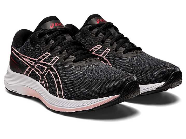 Asics GEL-EXCITE 9 Ženske Pohodni Čevlji Črne Roza | Slovenija-1639475