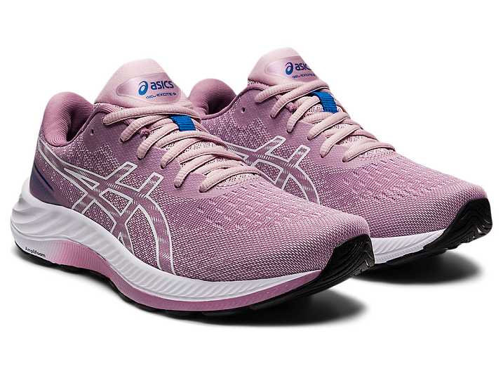 Asics GEL-EXCITE 9 Ženske Pohodni Čevlji Roza Bele | Slovenija-4823579