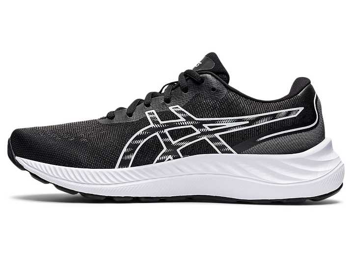 Asics GEL-EXCITE 9 Ženske Pohodni Čevlji Črne Bele | Slovenija-7015428