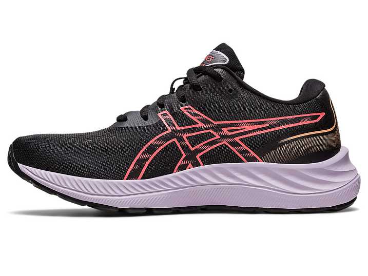 Asics GEL-EXCITE 9 Ženske Tekaški Čevlji Črne | Slovenija-0293486