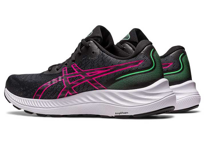 Asics GEL-EXCITE 9 Ženske Tekaški Čevlji Črne Roza | Slovenija-2345187