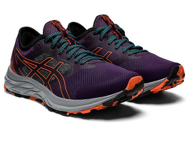 Asics GEL-EXCITE TRAIL Ženske Pohodni Čevlji Temno Vijolične Oranžne | Slovenija-4315207