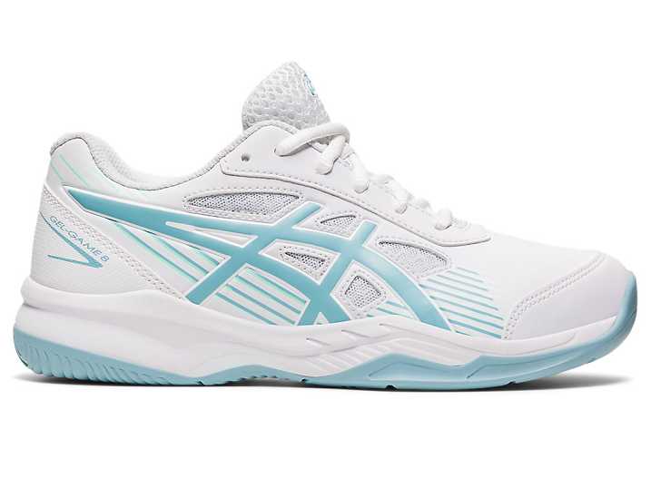 Asics GEL-GAME 8 Otroški Superge Bele Modre | Slovenija-6408235