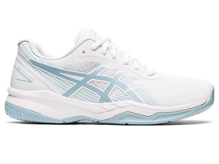 Asics GEL-GAME 8 Ženske Teniški Copati Bele Modre | Slovenija-6712450