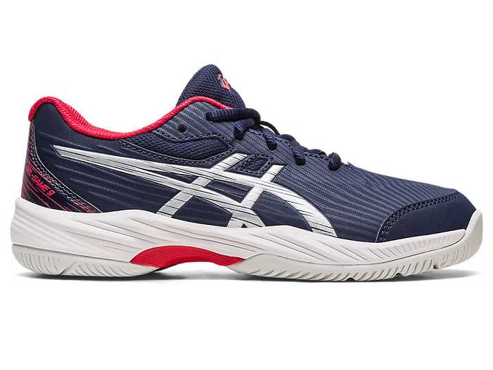 Asics GEL-GAME 9 Otroški Superge Temno Modre Srebrne | Slovenija-6014835