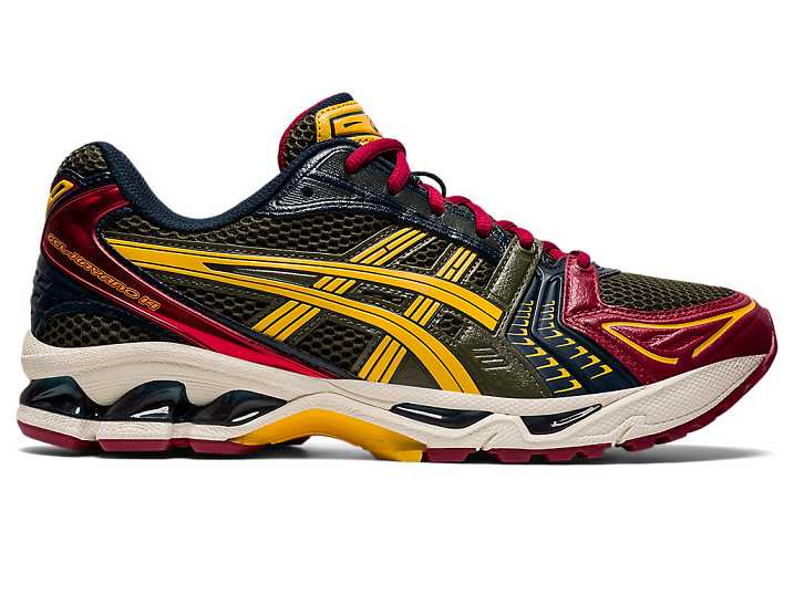 Asics GEL-KAYANO 14 Ženske Superge Olivno Zelene Oranžne | Slovenija-0917286