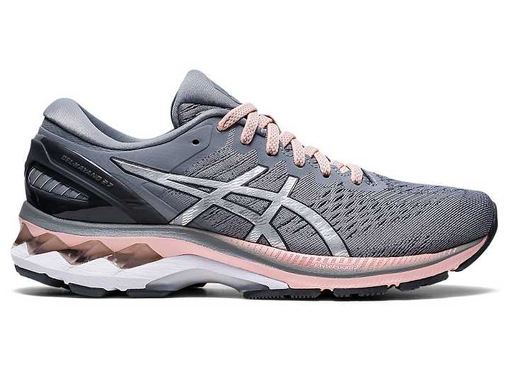 Asics GEL-KAYANO 27 WIDE Ženske Tekaški Čevlji Sive Srebrne | Slovenija-5910746