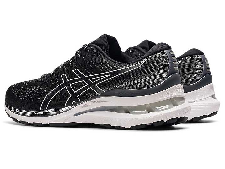 Asics GEL-KAYANO 28 NARROW Ženske Tekaški Čevlji Črne Bele | Slovenija-7526380