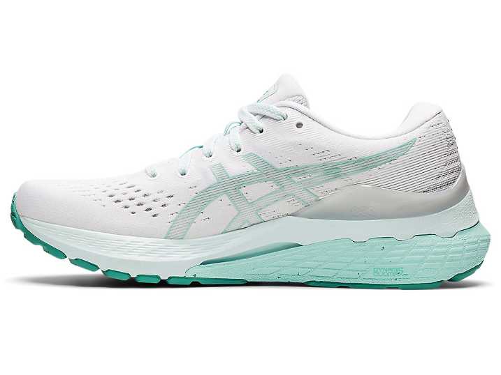 Asics GEL-KAYANO 28 Ženske Tekaški Čevlji Bele Zelene | Slovenija-1704962