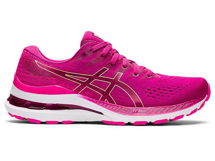 Asics GEL-KAYANO 28 Ženske Tekaški Čevlji Fuksije Rdeče Roza | Slovenija-2304697