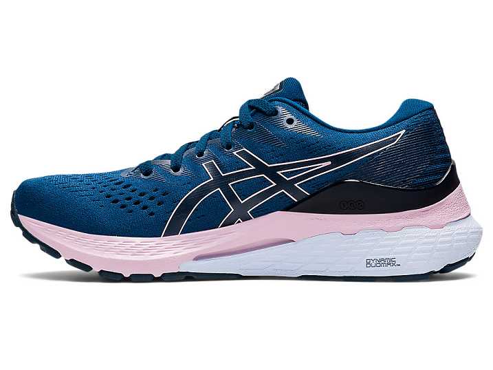 Asics GEL-KAYANO 28 Ženske Tekaški Čevlji Modre Roza | Slovenija-3960582