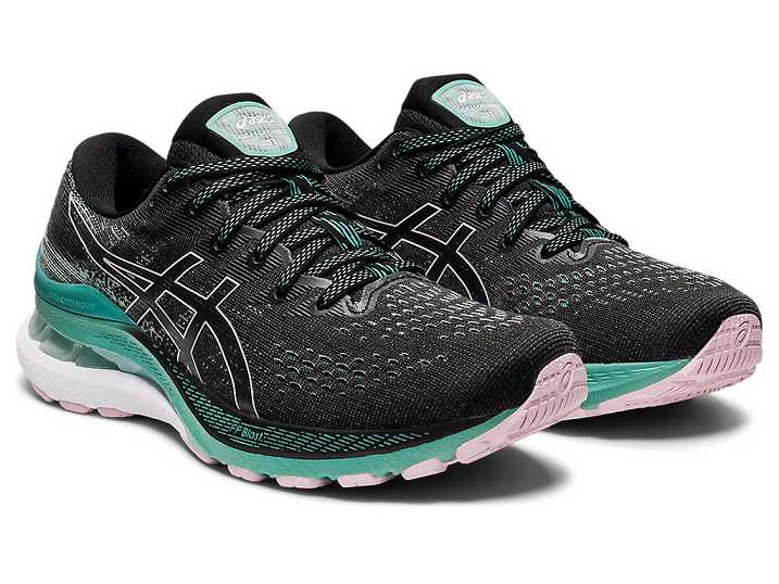 Asics GEL-KAYANO 28 Ženske Tekaški Čevlji Črne Olivno Zelene | Slovenija-4073261