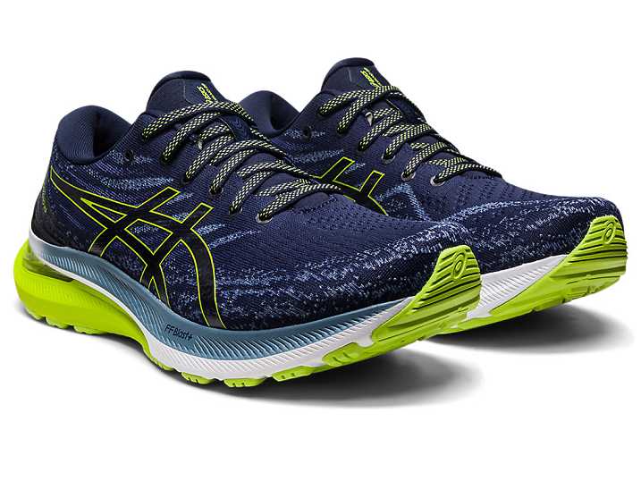 Asics GEL-KAYANO 29 Moški Tekaški Čevlji Temno Modre Svetlo Zelene | Slovenija-2951340