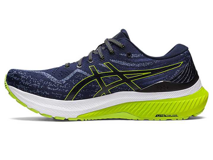 Asics GEL-KAYANO 29 Moški Tekaški Čevlji Temno Modre Svetlo Zelene | Slovenija-2951340