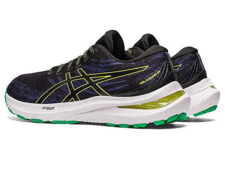 Asics GEL-KAYANO 29 Otroški Tekaški Čevlji Črne Svetlo Zelene | Slovenija-4178302