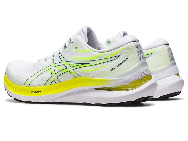 Asics GEL-KAYANO 29 Ženske Tekaški Čevlji Bele Temno Zelene | Slovenija-8401569