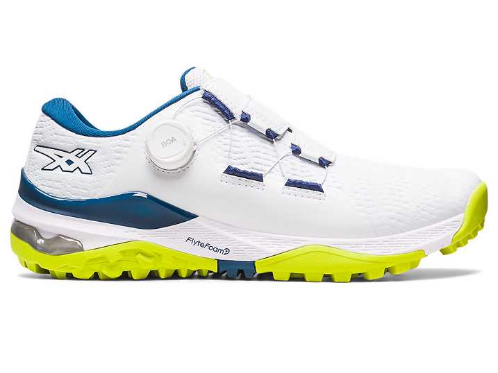 Asics GEL-KAYANO ACE BOA Moški Čevlji Za Golf Bele Modre | Slovenija-1304697