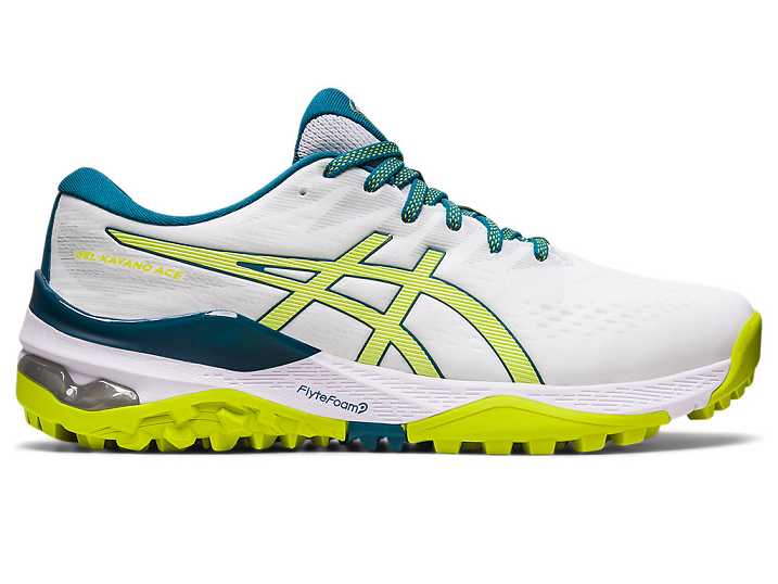 Asics GEL-KAYANO ACE Moški Čevlji Za Golf Bele Svetlo Zelene | Slovenija-8219765