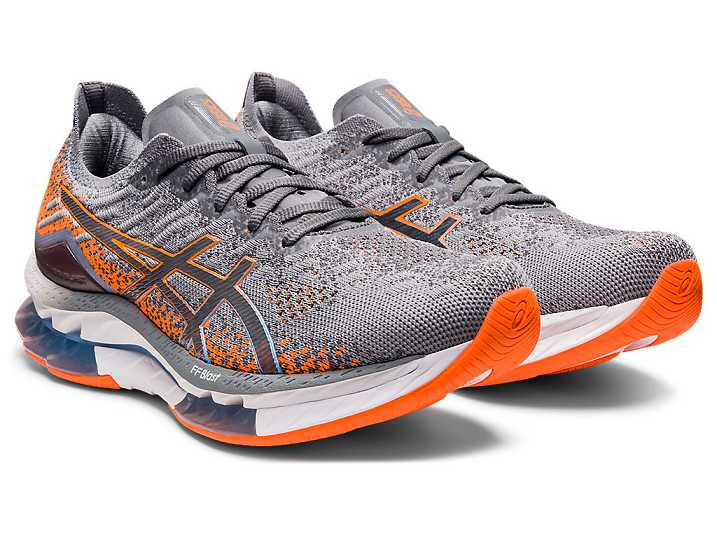 Asics GEL-KINSEI BLAST Moški Tekaški Čevlji Sive Oranžne | Slovenija-2178459