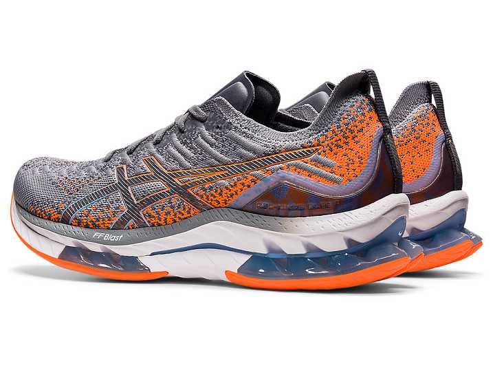 Asics GEL-KINSEI BLAST Moški Tekaški Čevlji Sive Oranžne | Slovenija-2178459