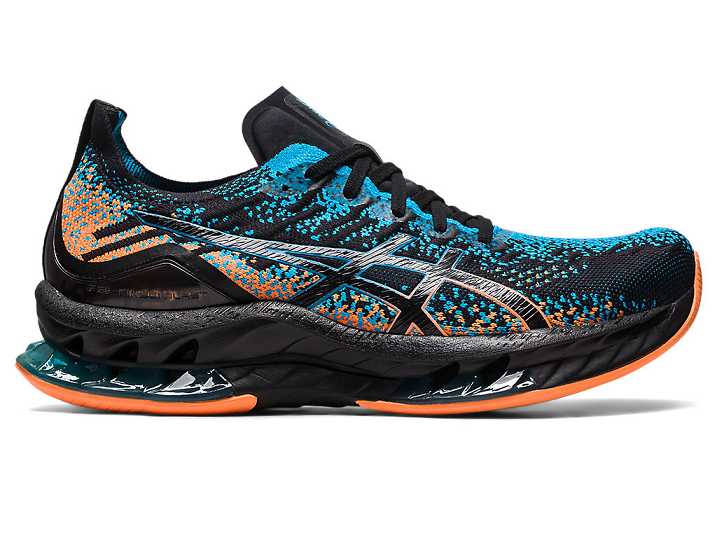 Asics GEL-KINSEI BLAST Moški Tekaški Čevlji Črne Modre | Slovenija-9704628