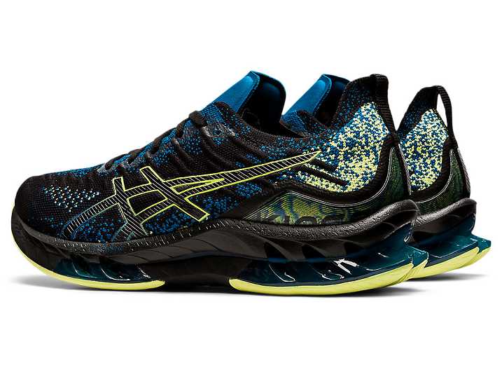 Asics GEL-KINSEI BLAST Moški Tekaški Čevlji Črne Rumene | Slovenija-9825764