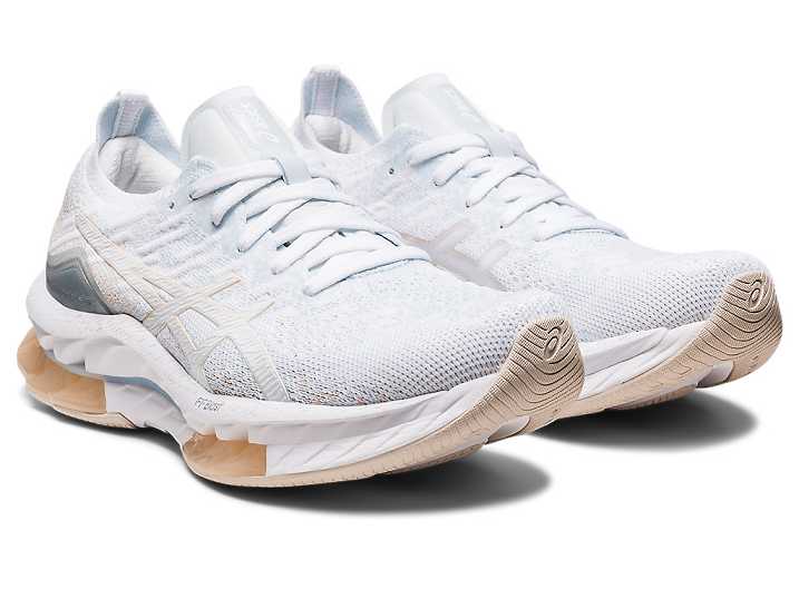 Asics GEL-KINSEI BLAST Ženske Tekaški Čevlji Bele Bež | Slovenija-0731862