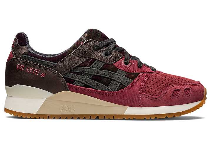 Asics GEL-LYTE III OG Moški Superge Rdeče Obszidián Sive | Slovenija-4921875