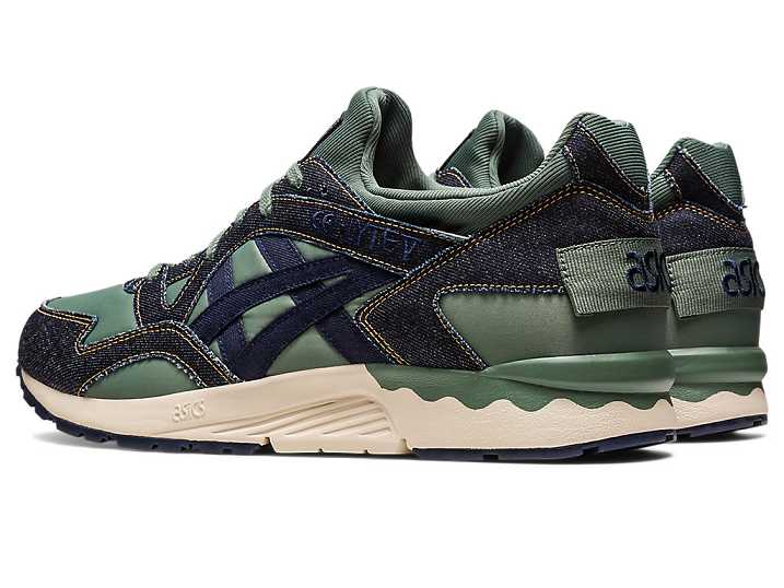 Asics GEL-LYTE V MODERN PATCHWORK Ženske Superge Temno Modre Temno Zelene | Slovenija-7981263