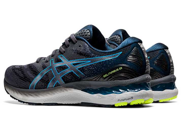 Asics GEL-NIMBUS 23 Moški Tekaški Čevlji Sive Svetlo Turkizna | Slovenija-9516743