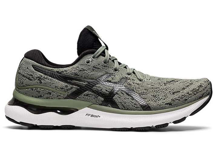 Asics GEL-NIMBUS 24 MK Moški Tekaški Čevlji Zelene Črne | Slovenija-3791526