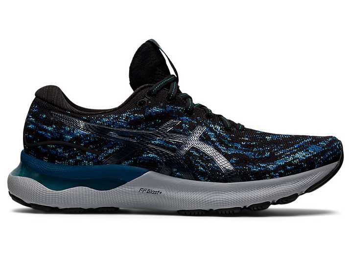 Asics GEL-NIMBUS 24 MK Moški Tekaški Čevlji Črne Modre | Slovenija-8569712