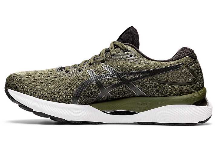 Asics GEL-NIMBUS 24 Moški Tekaški Čevlji Olivno Zelene | Slovenija-1037458