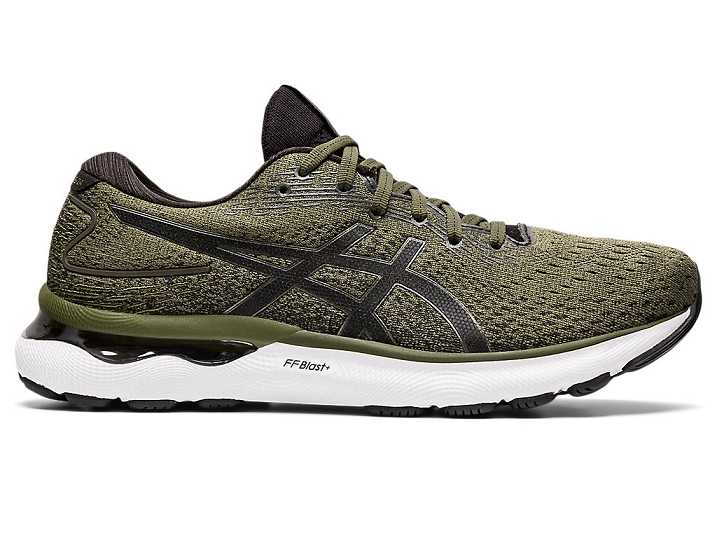 Asics GEL-NIMBUS 24 Moški Tekaški Čevlji Olivno Zelene | Slovenija-1037458