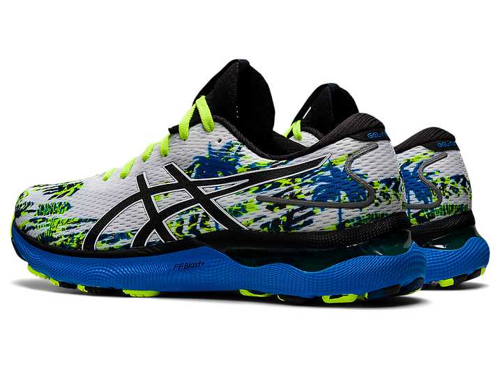 Asics GEL-NIMBUS 24 Moški Tekaški Čevlji Bele Črne | Slovenija-4965873