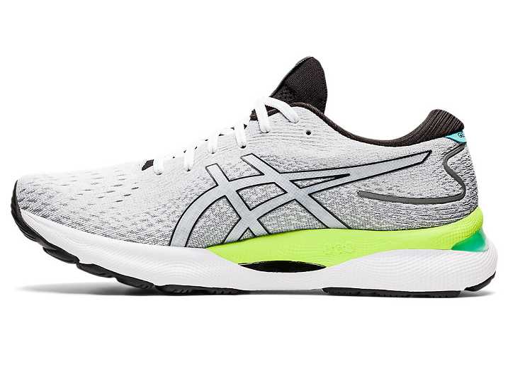 Asics GEL-NIMBUS 24 Moški Tekaški Čevlji Bele Črne | Slovenija-5187429