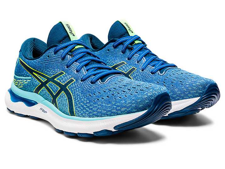 Asics GEL-NIMBUS 24 Moški Tekaški Čevlji Modre Zelene | Slovenija-6735910