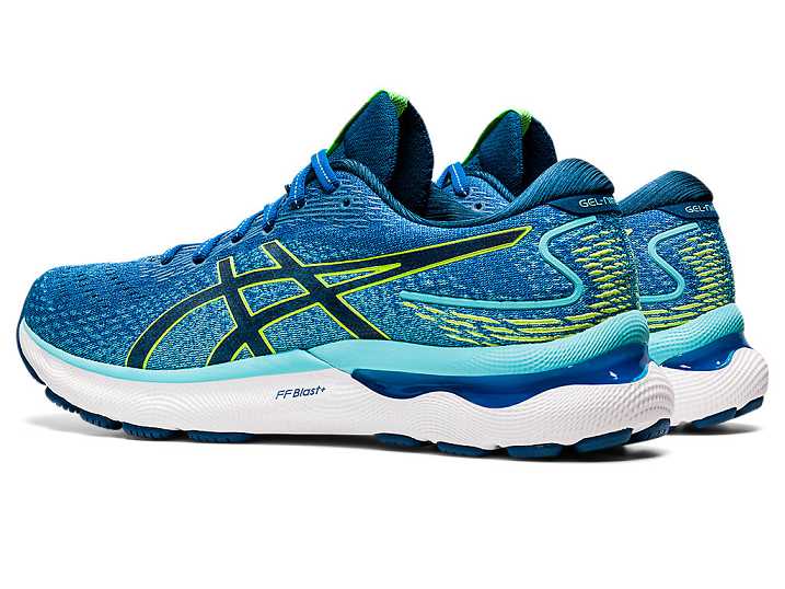 Asics GEL-NIMBUS 24 Moški Tekaški Čevlji Modre Zelene | Slovenija-6735910