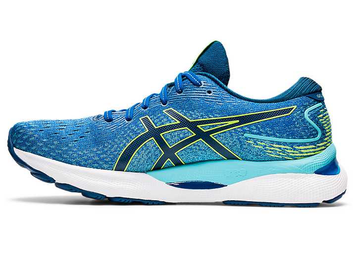 Asics GEL-NIMBUS 24 Moški Tekaški Čevlji Modre Zelene | Slovenija-6735910