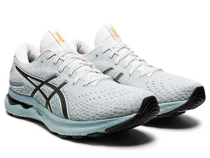 Asics GEL-NIMBUS 24 Moški Tekaški Čevlji Svetlo Sive Bele | Slovenija-7625134