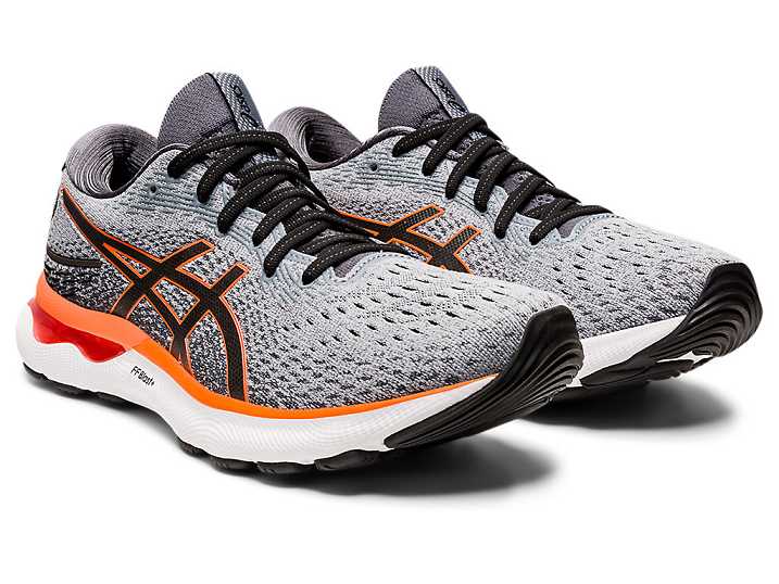 Asics GEL-NIMBUS 24 Moški Tekaški Čevlji Sive Oranžne | Slovenija-9365071