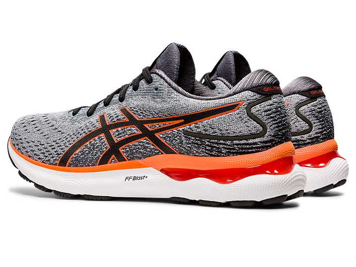 Asics GEL-NIMBUS 24 Moški Tekaški Čevlji Sive Oranžne | Slovenija-9365071