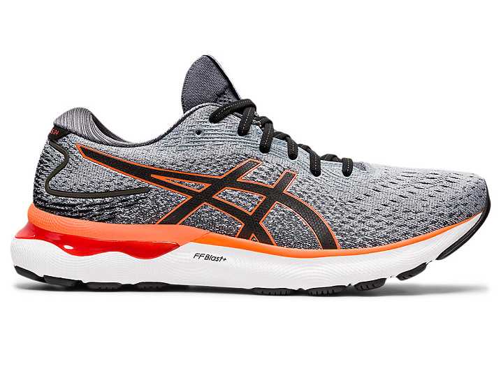 Asics GEL-NIMBUS 24 Moški Tekaški Čevlji Sive Oranžne | Slovenija-9365071