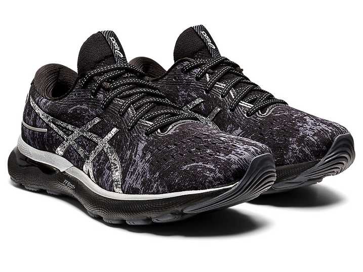 Asics GEL-NIMBUS 24 PLATINUM Moški Tekaški Čevlji Sive Srebrne | Slovenija-0148597