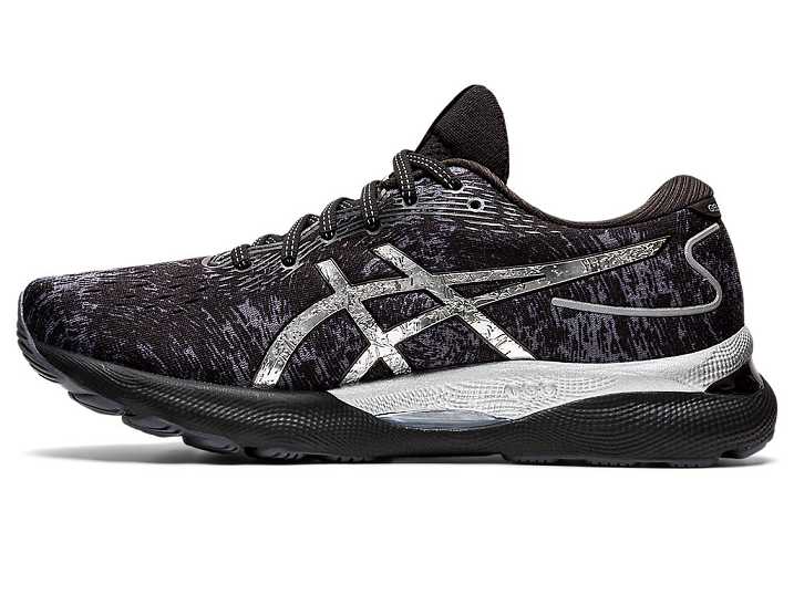 Asics GEL-NIMBUS 24 PLATINUM Moški Tekaški Čevlji Sive Srebrne | Slovenija-0148597