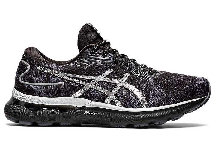 Asics GEL-NIMBUS 24 PLATINUM Moški Tekaški Čevlji Sive Srebrne | Slovenija-0148597