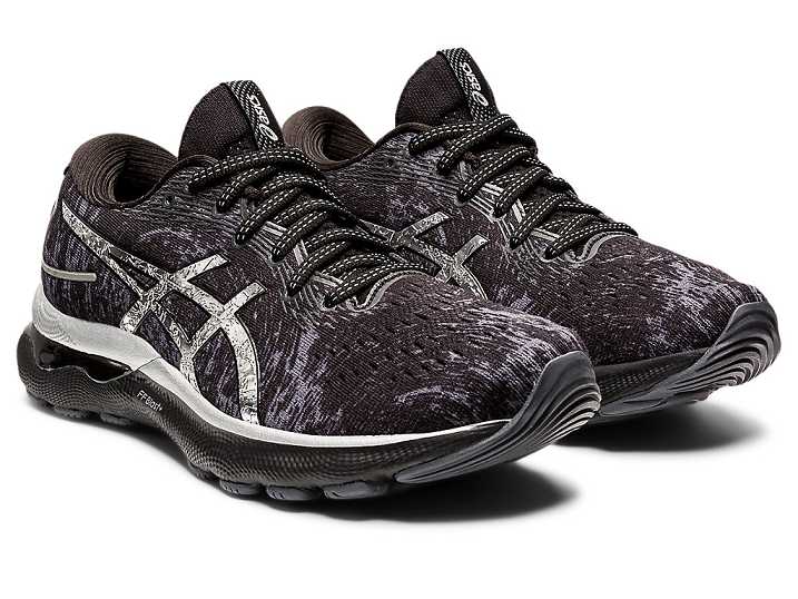 Asics GEL-NIMBUS 24 PLATINUM Ženske Tekaški Čevlji Sive Srebrne | Slovenija-2586930