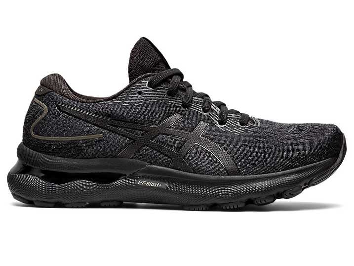 Asics GEL-NIMBUS 24 WIDE Ženske Tekaški Čevlji Črne | Slovenija-7483596