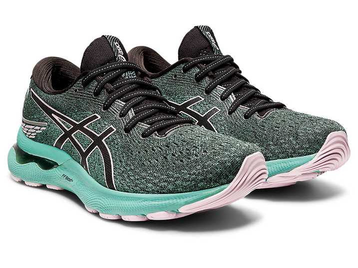 Asics GEL-NIMBUS 24 Ženske Tekaški Čevlji Črne Roza | Slovenija-0581746